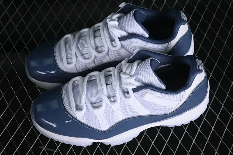 All categories Air Jordan Jordan series basketball shoes Air Jordan 11 F version Air Jordan 11 Low "Diffused Blue" AJ11 Joe 11 navy blue genuine carbon FV5104-104
